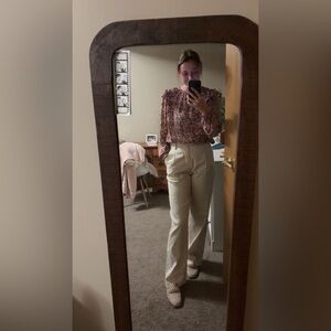 Rails Linen Work Pant Size 0 Beige